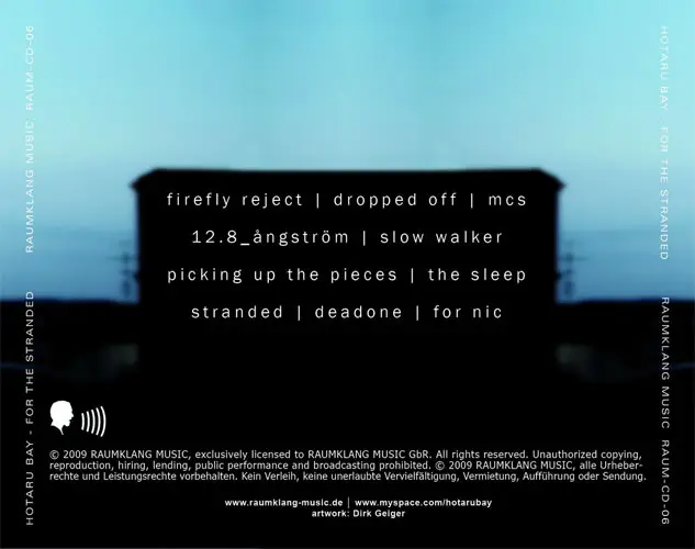 Hotaru Bay - For The Stranded (2010) {Raumklang Music}