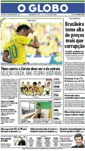 O Globo - 4 de junho de 2014 - Quarta