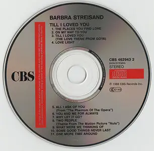 Barbra Streisand - Till I Loved You (1988, CBS # CBS 462943 2)