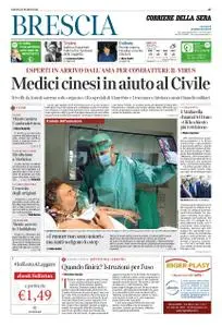Corriere della Sera Brescia – 21 marzo 2020
