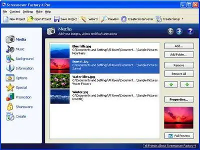 Blumentals Screensaver Factory Enterprise  ver 4.3-FOSI