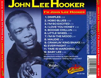 John Lee Hooker - I'm John Lee Hooker (1959) Remastered Reissue 2000