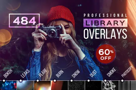 CreativeMarket - BUNDLE Library Overlays PRO