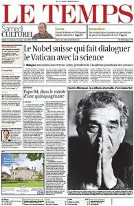 Le Temps du Samedi/Dimanche/Lundi, 19./20./21. Avril 2014