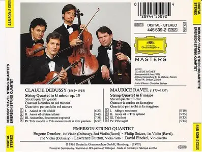 Debussy, Ravel - String Quartets - Emerson String Quartet (1986)