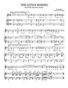 The little horses - Aaron Copland (Piano Vocal)