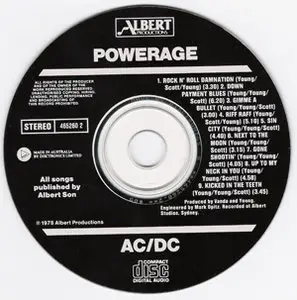 AC/DC - Powerage (1978) [EMI Albert Japan CDP 748734 2, 1984] and [Albert Australia 465260 2, 1989]