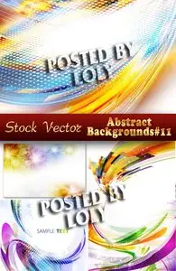 Vector Abstract Backgrounds #11  - Stock Vector