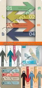 Infographic creative design vector set 70