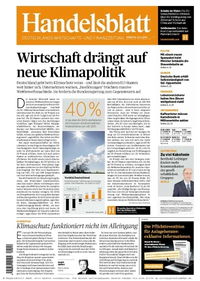 Handelsblatt vom 22.12.2009
