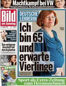 Bild am Sonntag, 12. April 2015