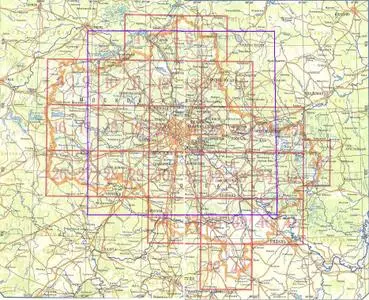 Атлас и топографические карты Московской области 