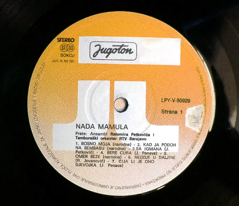 Nada Mamula - (1971) Jugoton LPY-V-50929 - 24bit/96kHz & CD format