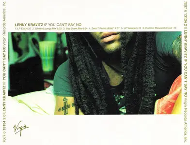 Lenny Kravitz - If You Can't Say No (US promo CD5) (1998) {Virgin} **[RE-UP]**