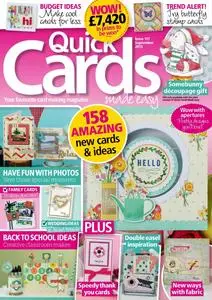 Quick Cards Made Easy – August 2013