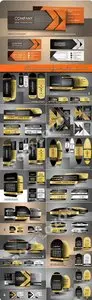 Business cards elegant and creative vector