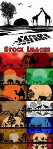 Animal Silhouette in Africa - 13 Eps