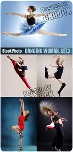 Dancing woman. Set.2 - Stock Photo