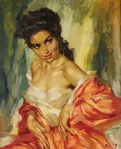 Hungarian painter Charles Roka
