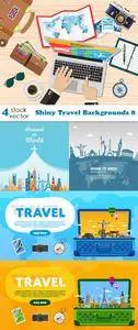 Vectors - Shiny Travel Backgrounds 8