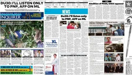 Philippine Daily Inquirer – May 29, 2017