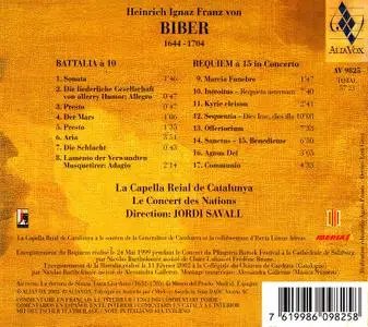 Jordi Savall, Le Concert des Nations, La Capella Reial de Catalunya - Biber: Battalia a 10; Requiem a 15 in Concerto (2002)