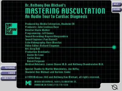 Mastering Auscultation - An Audio Tour to Cardiac Diagnosis CD