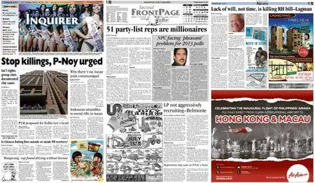 Philippine Daily Inquirer – July 19, 2012