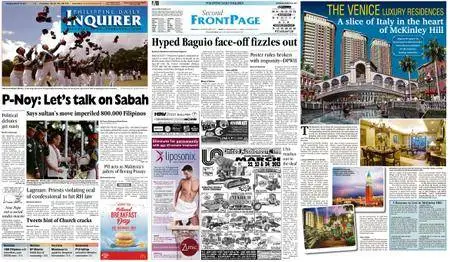 Philippine Daily Inquirer – March 18, 2013