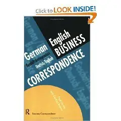 GermanEnglish Business Correspondence { Repost }