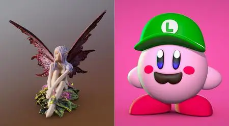 Luigi Kirby and Wish Fairy