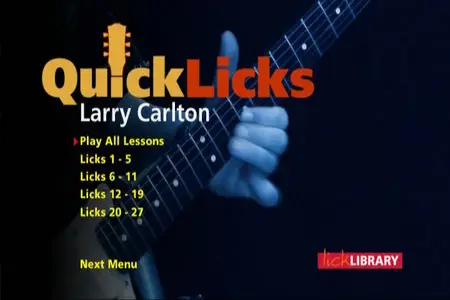 Lick Library - Quick Licks for Guitar - Larry Carlton