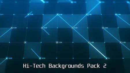 Hi-Tech Backgrounds Pack 2 - Motion Graphics (VideoHive)