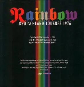 Rainbow - Deutschland Tournee 1976 (2006) {6CD Box Set, Japan}