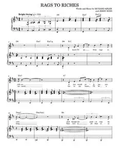 Rags to riches - Tony Bennett (Piano Vocal)