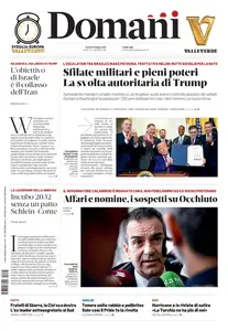 Domani - 13 Giugno 2025