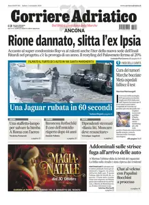 Corriere Adriatico Ancona - 2 Novembre 2024