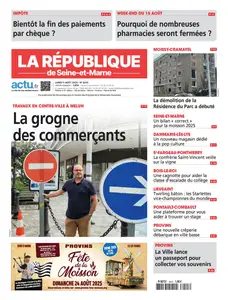 La République de Seine-et-Marne - 11 Août 2025