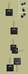 Label Tag Mockup T7DQAX6
