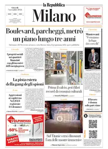 la Repubblica Milano - 7 Novembre 2024