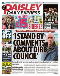 Paisley Daily Express - 10 March 2025