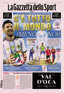 La Gazzetta dello Sport - 11 Giugno 2026