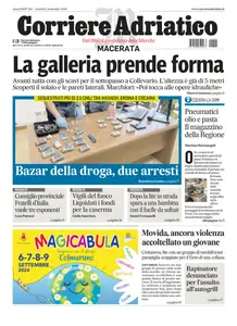 Corriere Adriatico Macerata - 5 Settembre 2024