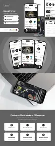 Sorot - News Portal Mobile App Design Template JGFGJNH