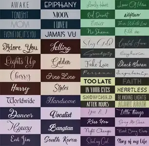 58 Fonts Pack