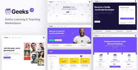 Geeks v1.2.34 - Online Learning Marketplace WordPress Theme