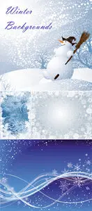 Winter Backgrounds Vector