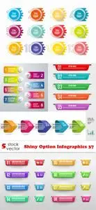 Vectors - Shiny Option Infographics 37