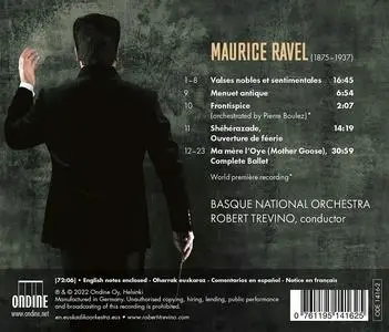 Robert Trevino, Basque National Orchestra - Ravel 2: Valses nobles et sentimentales; Ma mère l'Oye (2022)