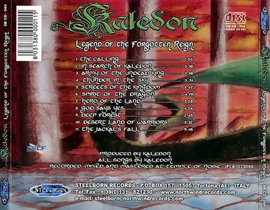 Kaledon - Legend Of The Forgotten Reign - Chapter I: The Destruction (2002)